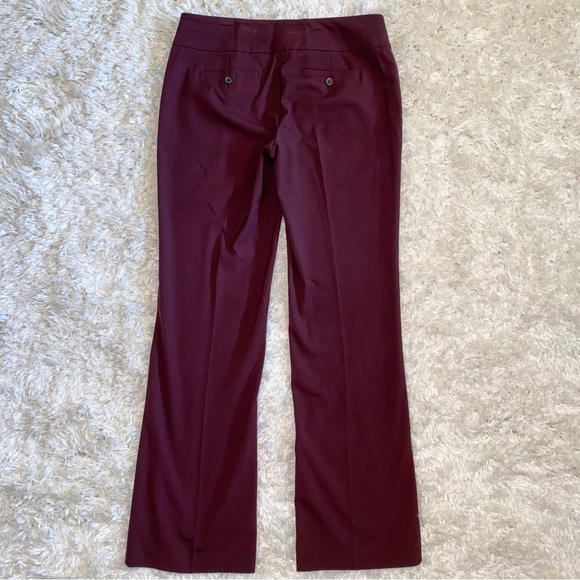 Burgundy Ann Taylor LOFT Dress Pants - Picture 3 of 6